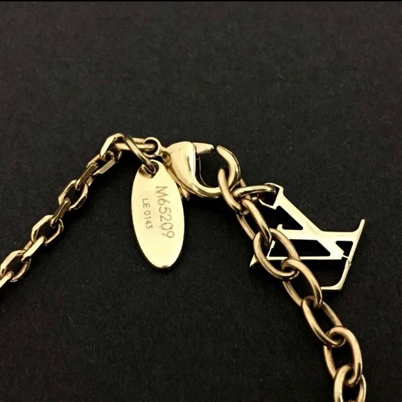 Authentic Louis Vuitton Gamble Bracelet blue/champagne colored - Picture 5 of 11